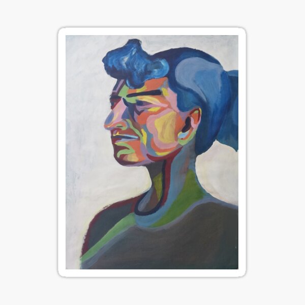 Five Colours in Her Face Sticker
