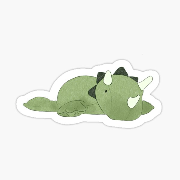"Target weighted dinosaur " Sticker for Sale by abbip Redbubble