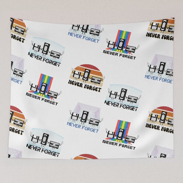 Item preview, Funny Collections of Never Forget Cassette Tape, Floppy Disk and VHS Tape Sunsets designed and sold by XanaduHills.