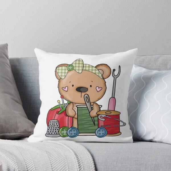 Item preview, Cute Sewing Bear 3 designed and sold by Craftpixsy.