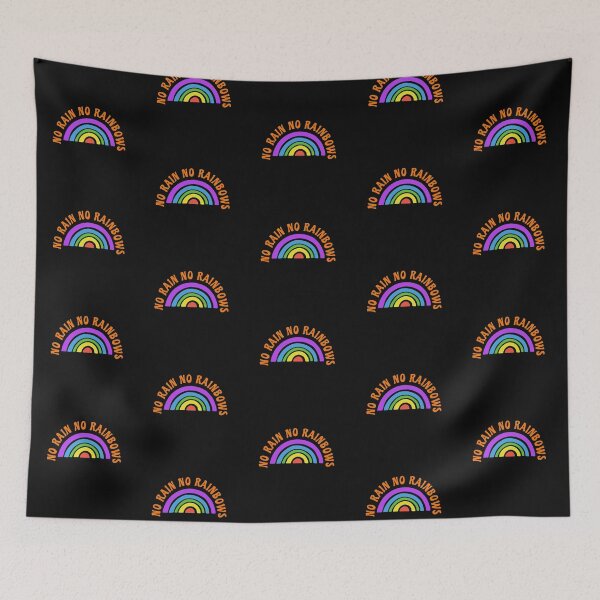 Item preview, No Rain No Rainbows Feel good Slogan, Kahuna Proverb designed and sold by TheLomiLoveBus.