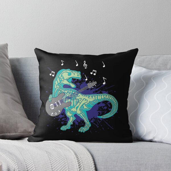 Item preview, a dinosaur playing a guitar designed and sold by happy gift art.
