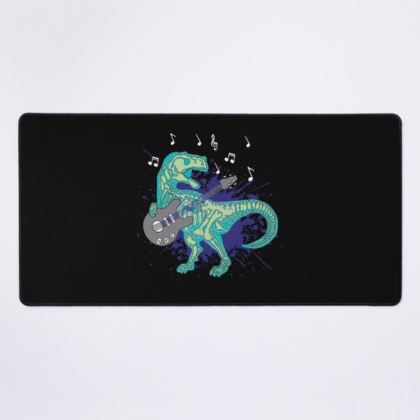 Item preview, a dinosaur playing a guitar designed and sold by happy gift art.