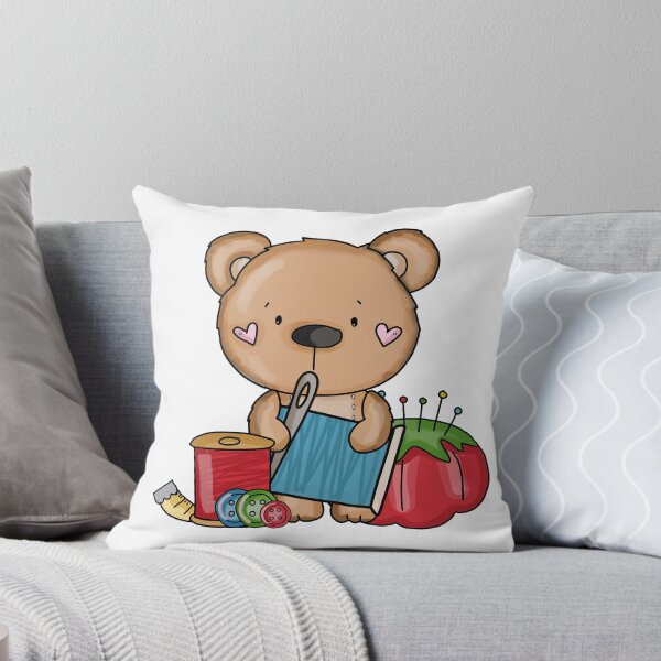 Item preview, Cute Sewing Bear 4 designed and sold by Craftpixsy.