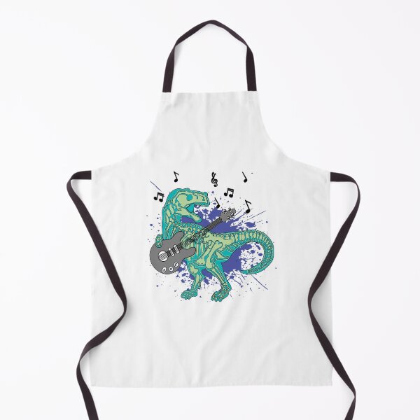 Item preview, a dinosaur playing a guitar designed and sold by happy gift art.