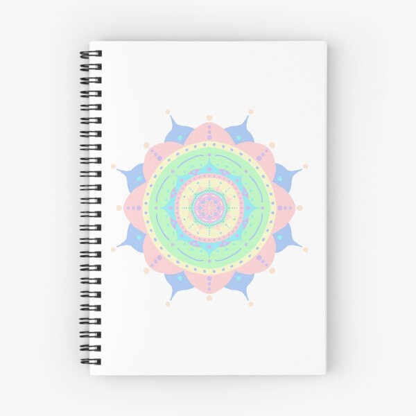 Item preview, pastel rainbow mandala designed and sold by ggradar.