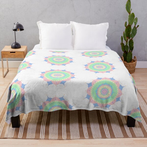 Item preview, pastel rainbow mandala designed and sold by ggradar.