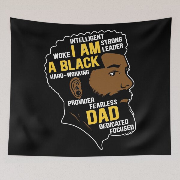 Item preview, I am a Black Dad, Black Fathers, Black Dad designed and sold by UrbanApparel.