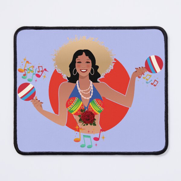 Item preview, Beautiful girl shaking her maraca's with colorful musical notes designed and sold by sweetees4u.