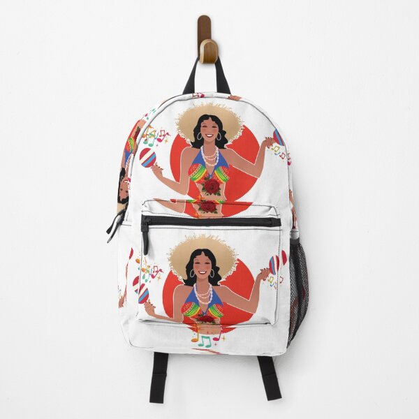 Item preview, Beautiful girl shaking her maraca's with colorful musical notes designed and sold by sweetees4u.
