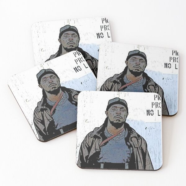 Item preview, Omar Little, The Wire, Comic Book Character Art, Michael K Williams designed and sold by Nicolette Olivier.