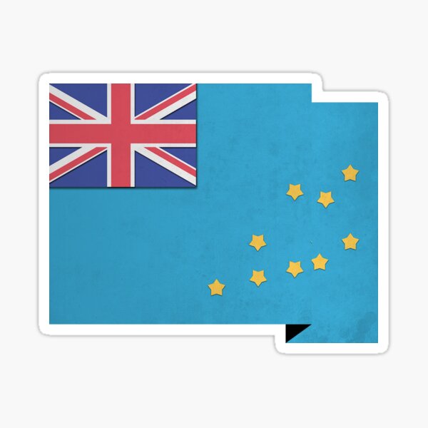 "Tuvalu" Sticker for Sale by FlatFlags Redbubble