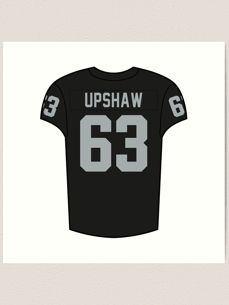 GENE UPSHAW CUSTOM OAKLAND RAIDERS JERSEY LARGE