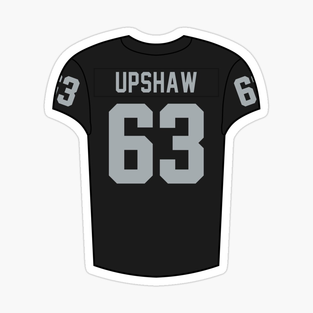 GENE UPSHAW CUSTOM OAKLAND RAIDERS W JERSEY LAS VEGAS