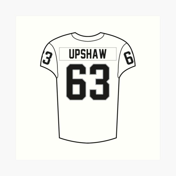 Gene Upshaw Home Jersey | Art Print