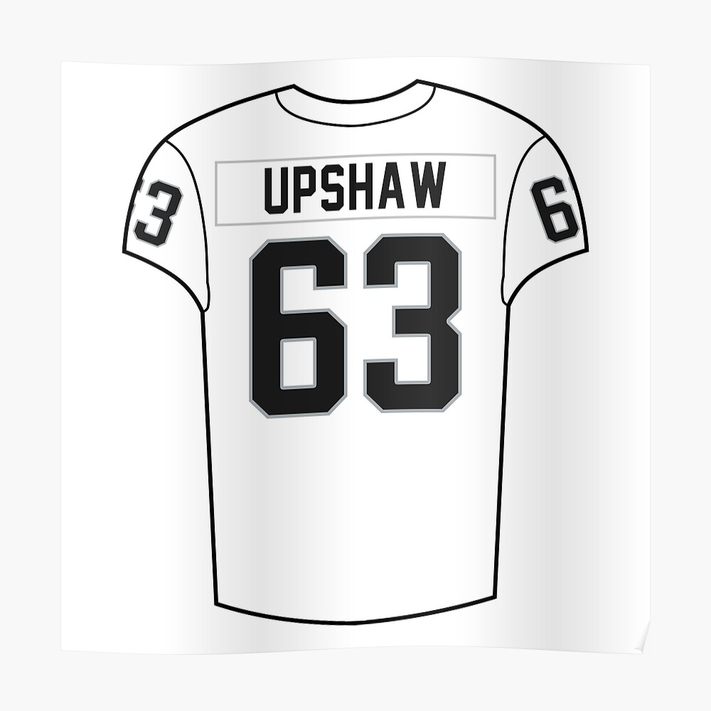 Gene Upshaw Away Jersey' Greeting Card for Sale by designsheaven