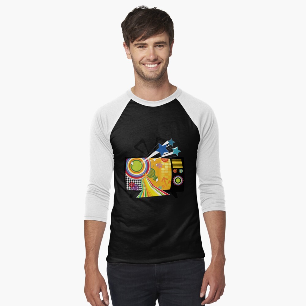 Aperçu de l'œuvre T-shirt baseball manches ¾ créée et vendue par MoffinatorDGTL.