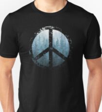 Peaceful Misty Forest Unisex T-Shirt