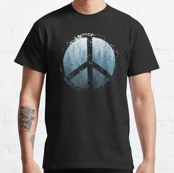 Peaceful Misty Forest Classic T-Shirt