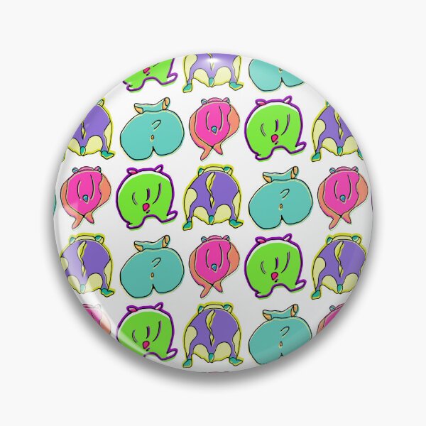 Item preview, Colorful Hamster Butts Pattern designed and sold by ajoymoon.