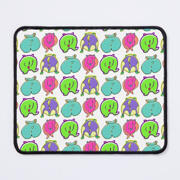 Item preview, Colorful Hamster Butts Pattern designed and sold by ajoymoon.