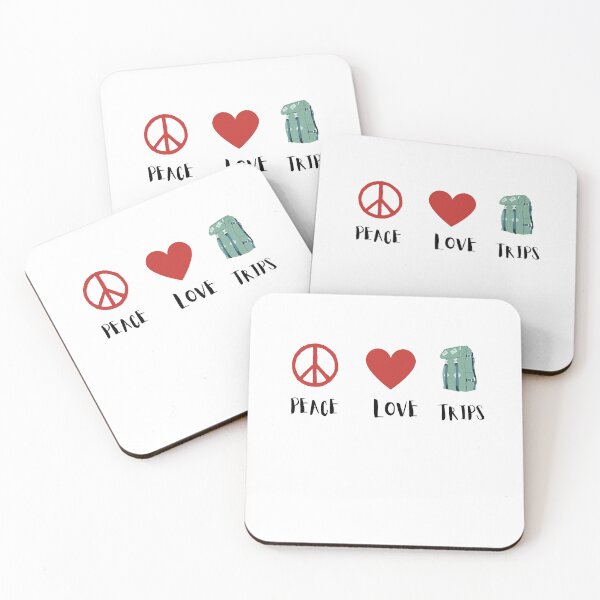 Item preview, PEACE LOVE FIELD TRIPS  designed and sold by dakis.