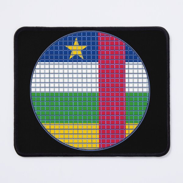 Item preview, Central African Republic Flag Rounded - Squares Pixel designed and sold by MoonElite.
