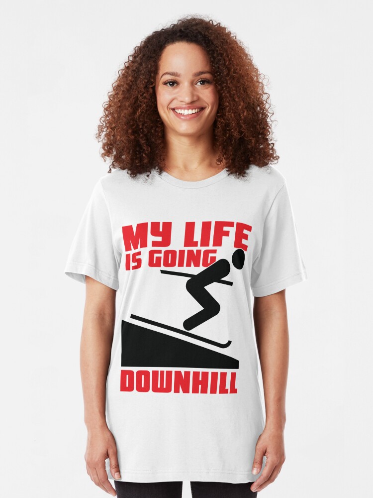 t shirt downhill