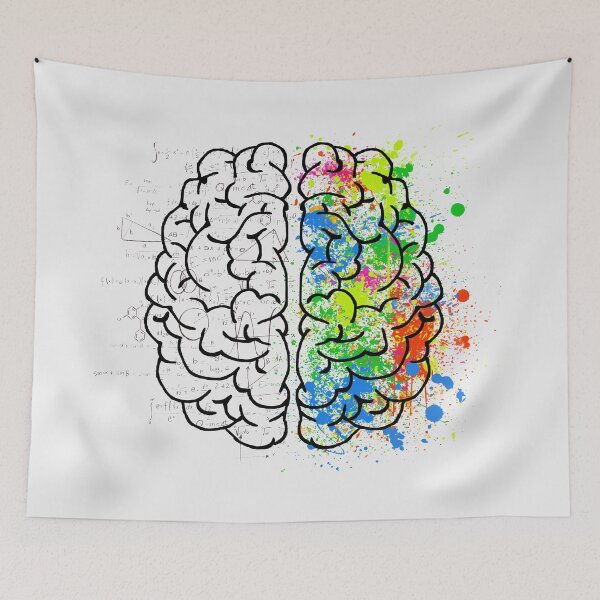 Item preview, colorful brain designed and sold by geoluro1179.