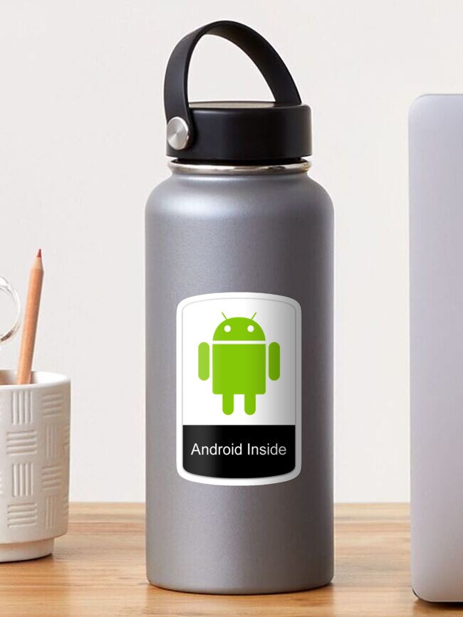 Thumbnail 1 of 3, Sticker, android inside designed and sold by yourgeekside.