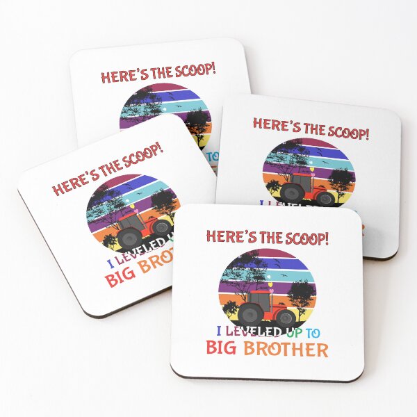Item preview, Here’s the scoop! I leveled up to big brother! designed and sold by TJHstudio.