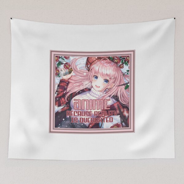 Item preview, ANIME Because Reality is Overrated! (on White) designed and sold by epinkb.