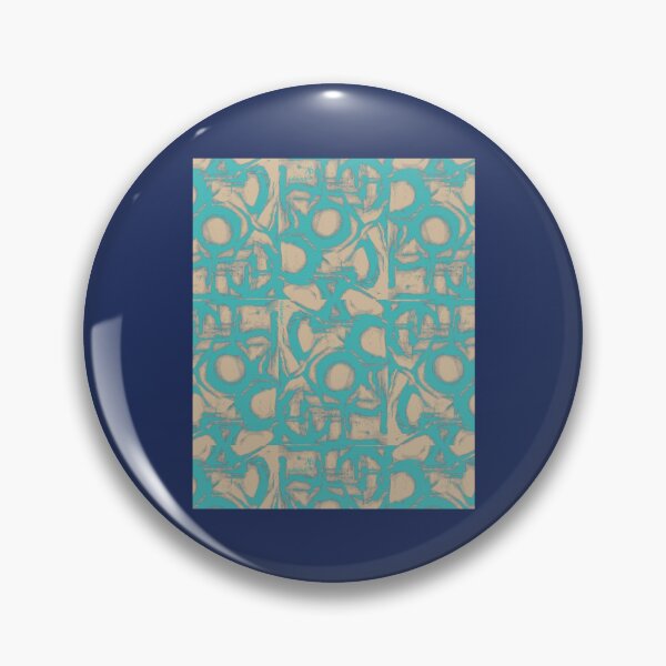 Item preview, Ornament Design nude turquoise  swatch XO designed and sold by RobSchrab.