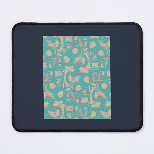 Item preview, Ornament Design nude turquoise  swatch XO designed and sold by RobSchrab.