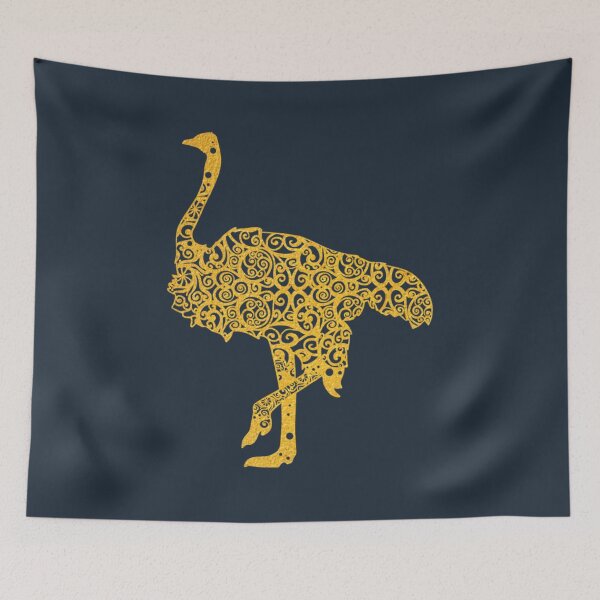 Item preview, Ostrich bouquet ostrich papercut mandala art designed and sold by RobSchrab.