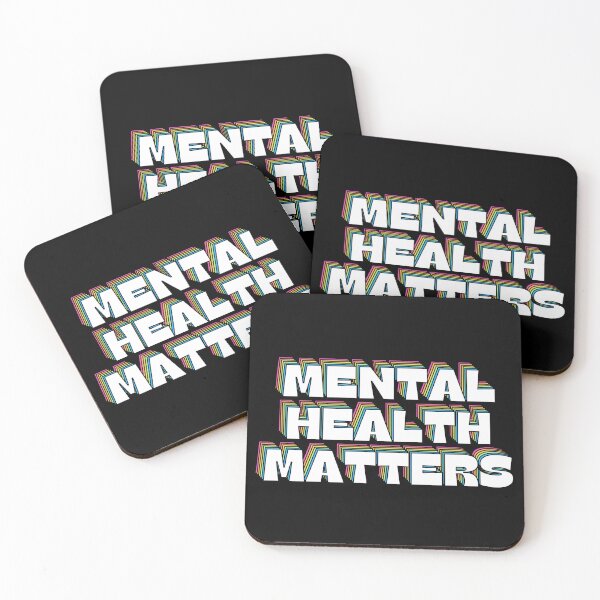 Item preview, Mental Health Matters (Bold Rainbow with White) designed and sold by tangelos.