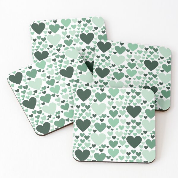 Item preview, Lots of Green Hearts designed and sold by alexisrg.