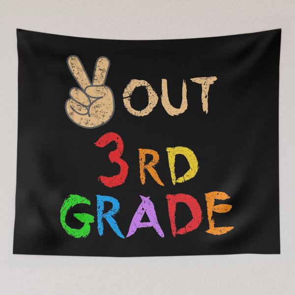 Item preview, Peace Out 3rd Grade designed and sold by TeeHDesigner.