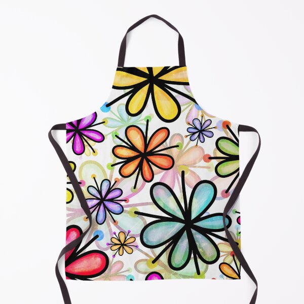 Item preview, Multicolor Flowers Pattern with Colorful Bubble designed and sold by Yeldiz.