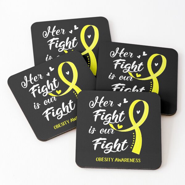 Item preview, Her Fight Is Our Fight Obesity Awareness designed and sold by Kohend.