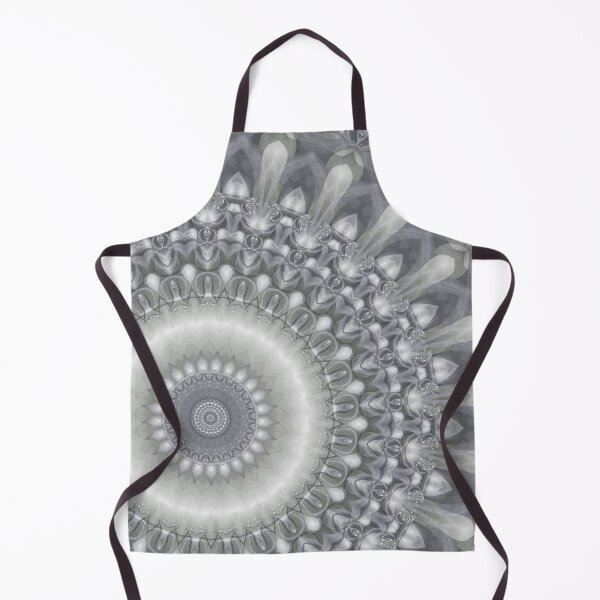 Item preview, Silver, Bronze, and Ivory Mandala designed and sold by Kelly Dietrich Mandala & Fractal Art.