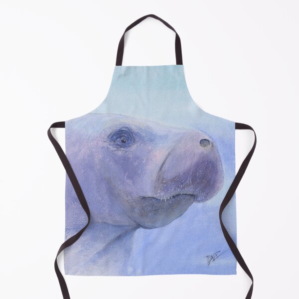 Item preview, Watercolor Manatee designed and sold by WaterStrokesArt.