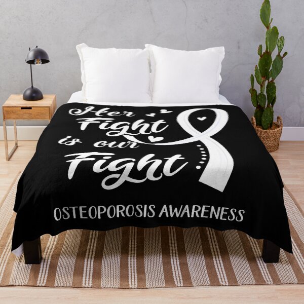 Item preview, Her Fight Is Our Fight Osteoporosis Awareness designed and sold by Kohend.