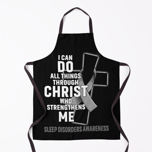 Item preview, I Can Do All Things Through Christ Who Strengthens Me Sleep Disorders Awareness designed and sold by Hatjar.