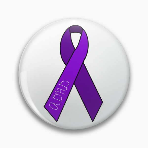 Item preview, ADHD Awareness Ribbon  designed and sold by jenmishalecki.