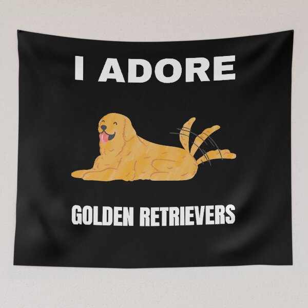 Item preview, I adore Golden Retrievers T-Shirt designed and sold by TrishaMorton.