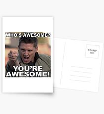 You're awesome! Postcards