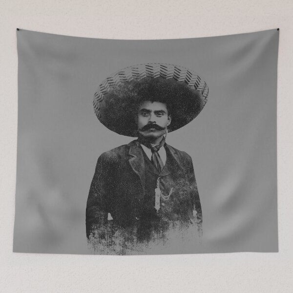 Item preview, Emiliano Zapata - Grey & Black designed and sold by boltjesdesign.