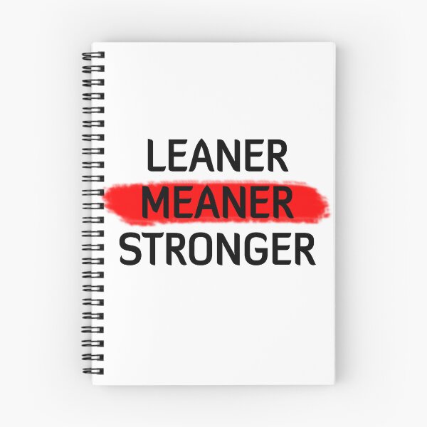 Item preview, Leaner Meaner Stronger designed and sold by Running-Icon.