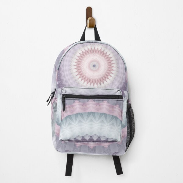 Item preview, Heirloom Mandala in Pastel Pink, Green, Purple, and White designed and sold by Kelly Dietrich Mandala & Fractal Art.